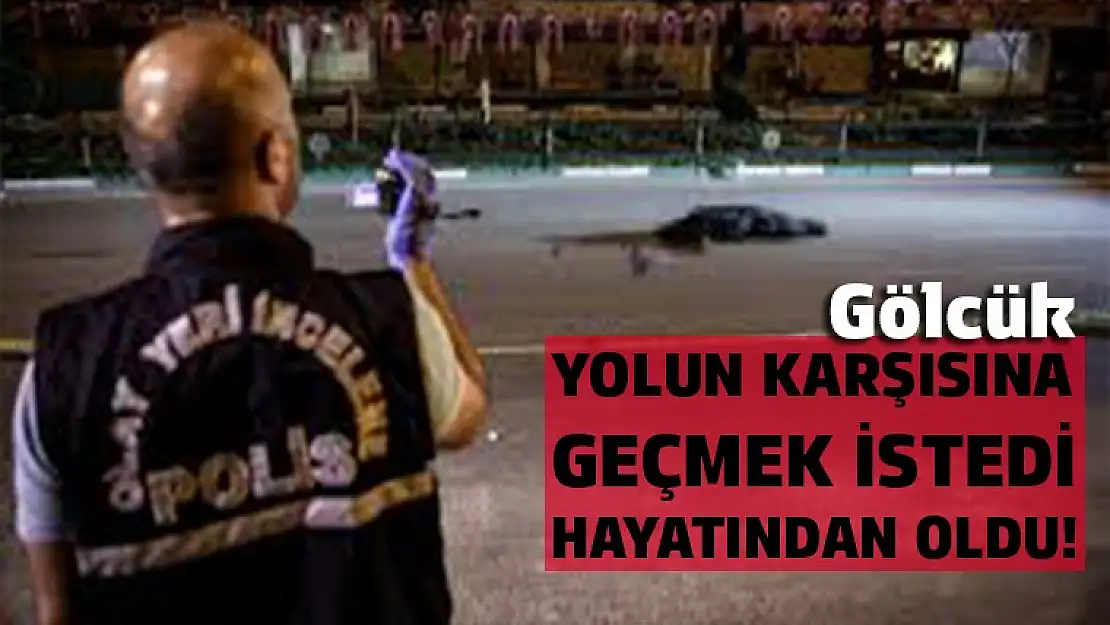 Yolun karşısına geçmek istedi! Yaşamını kaybetti!