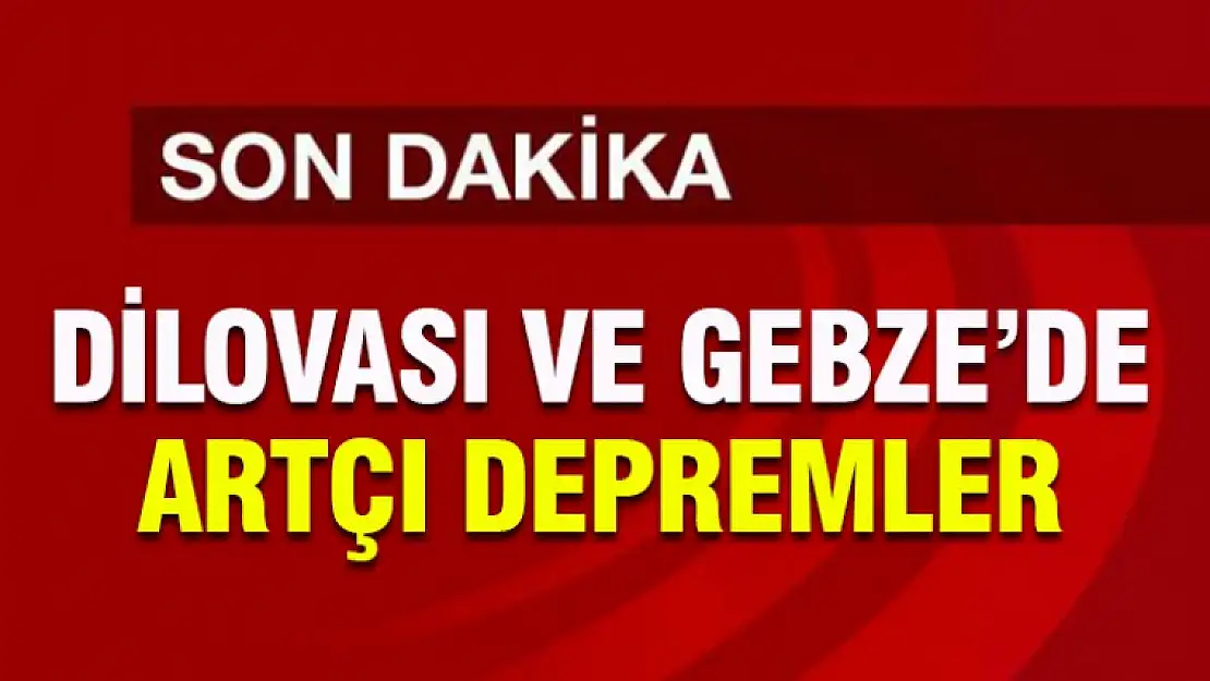 Kocaeli'de Artçı Depremler Çoğaldı