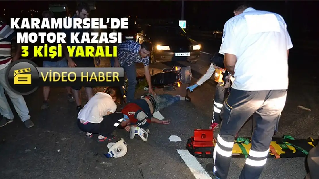 Karamürsel'de Motosiklet Faciası 3 Ağır Yaralı