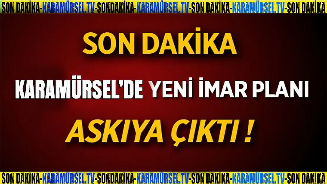 Karamürsel'de yeni imar planı askıya çıktı