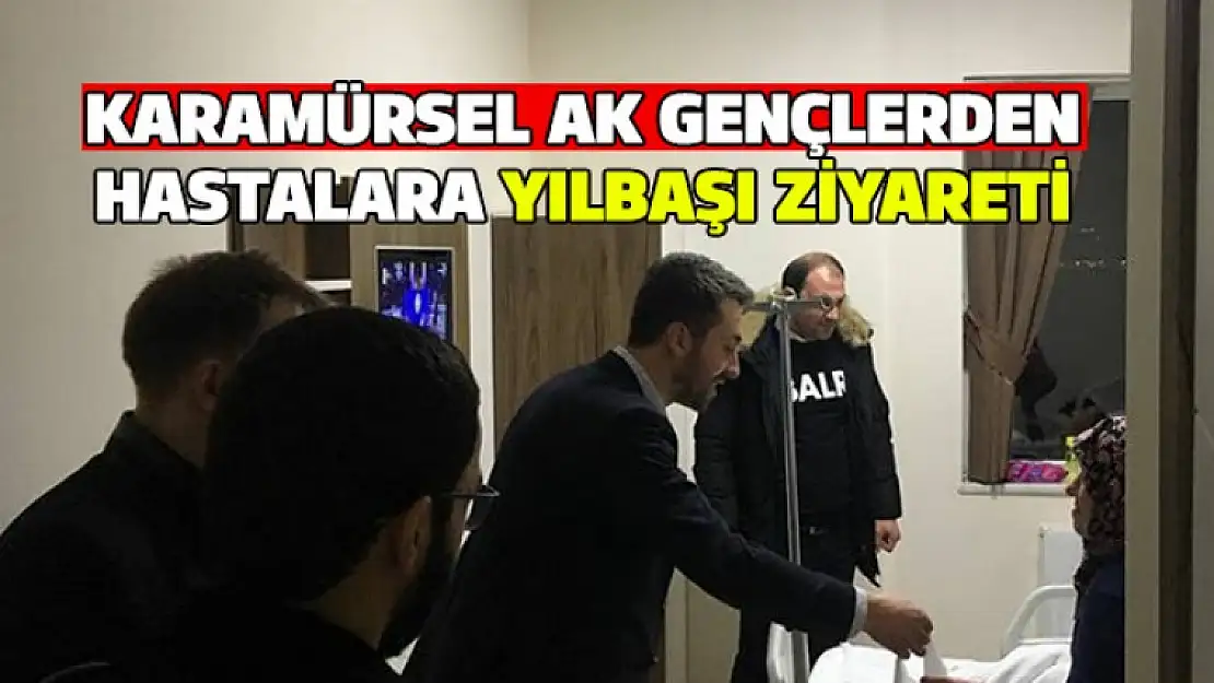 Ak Gençlerden hastalara yılbaşı ziyareti