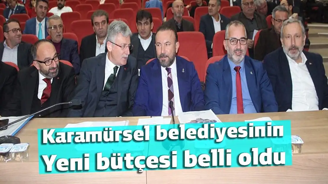 Karamürsel belediyesinin yeni bütçesi belli oldu