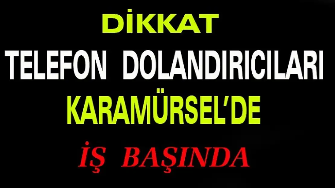 Karamürsel'de dolandırıcılıkta son yöntem