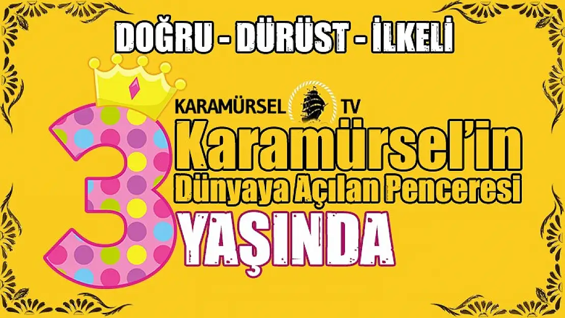 Karamürsel Tv 3 Yaşında