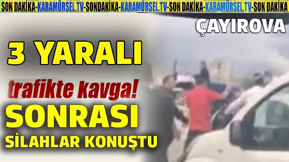 Kaza sonrası silahlı kavga: 3 kişi vuruldu