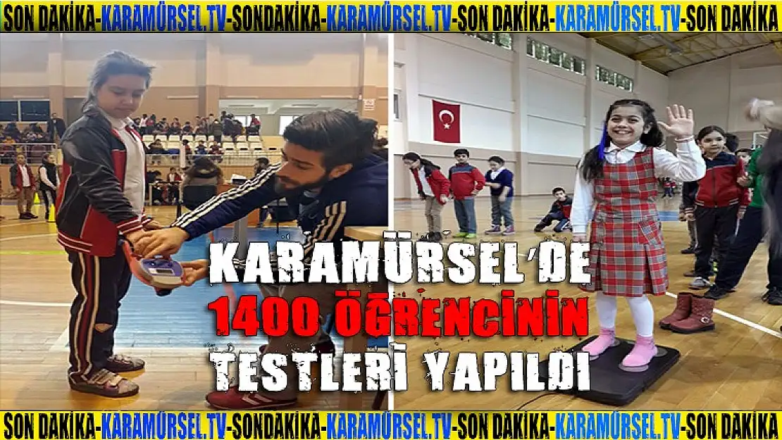 Karamürsel'de 1400 öğrenciye sportif performans testi