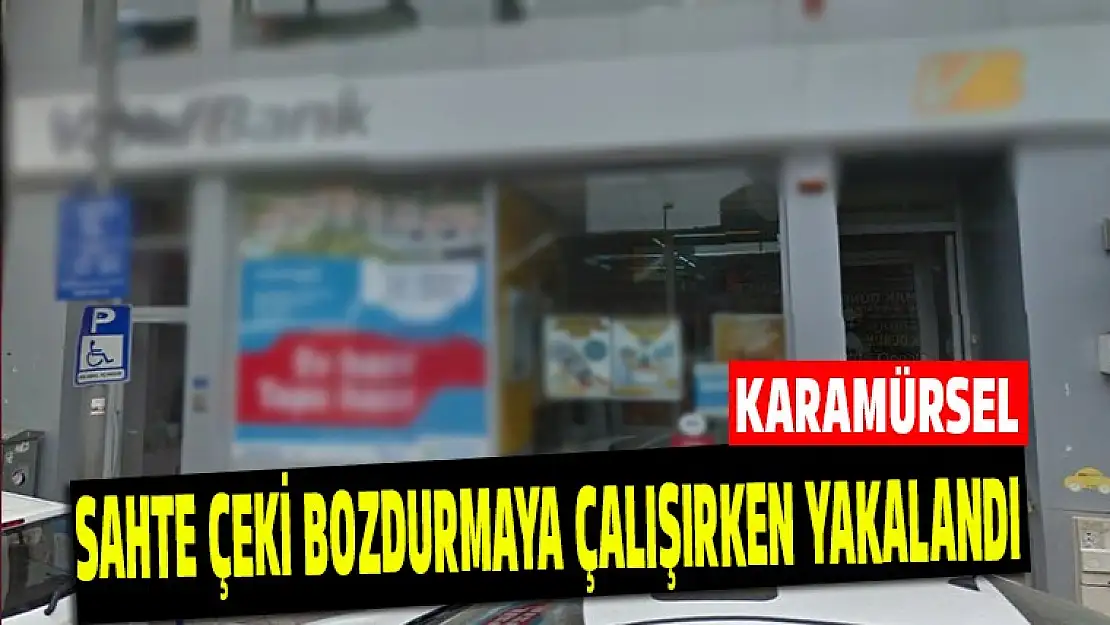 Karamürsel Emniyetinden sahte çek operasyonu