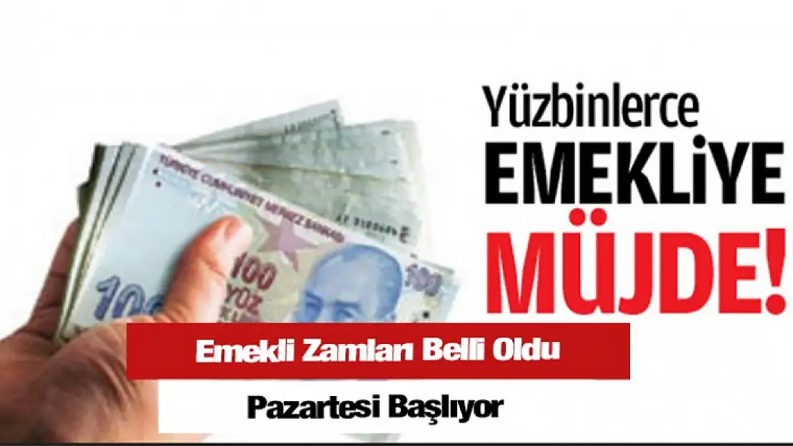 Emekli Zamları Belli Oldu