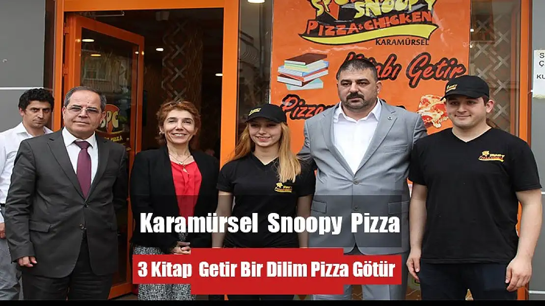 3 Kitap Getir Pizzayı Götür