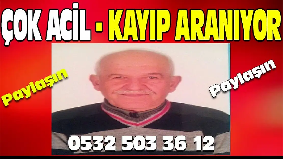 Kayıp Aranıyor, Lütfen paylaşın, duyarsız kalmayın