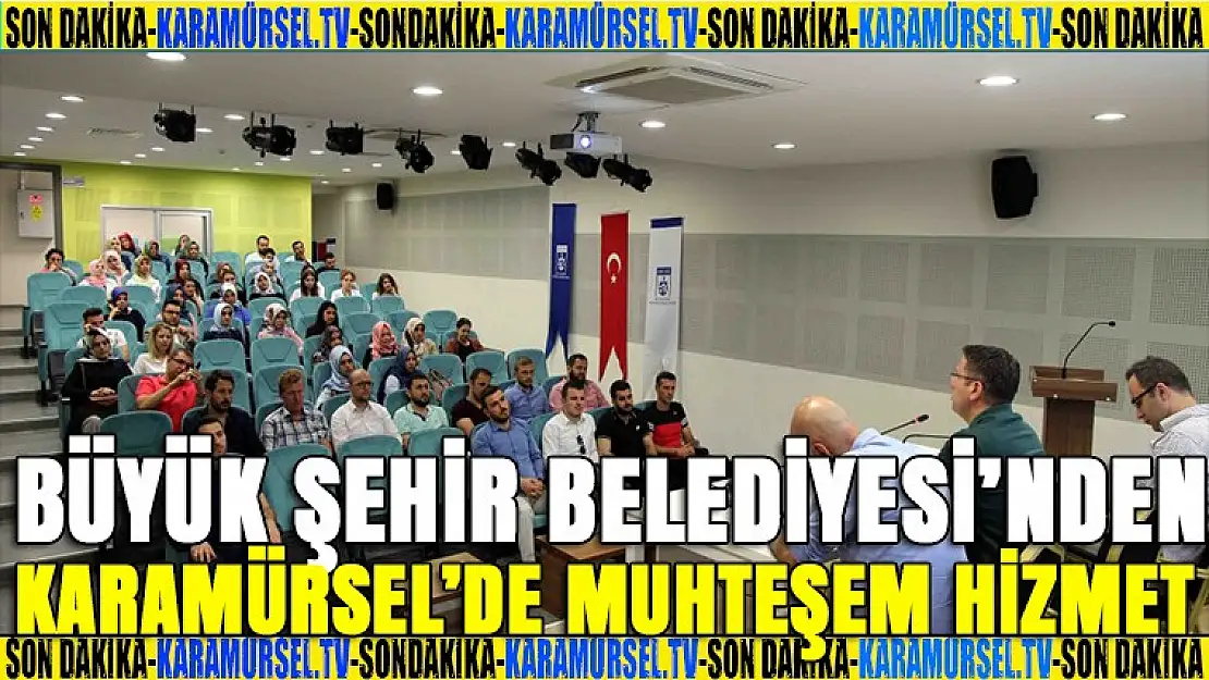 Kocaeli Büyük Şehir Belediyesi'nden Karamürsel'de muhteşem hizmet