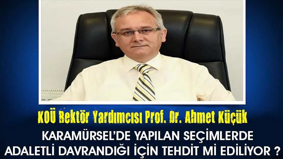 Karamürsel MYO Seçimİ iptal edildi