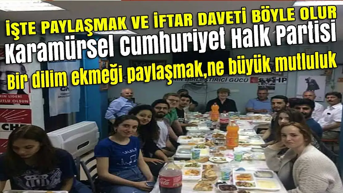 Bir dilim ekmeği paylaşmak,ne büyük mutluluk