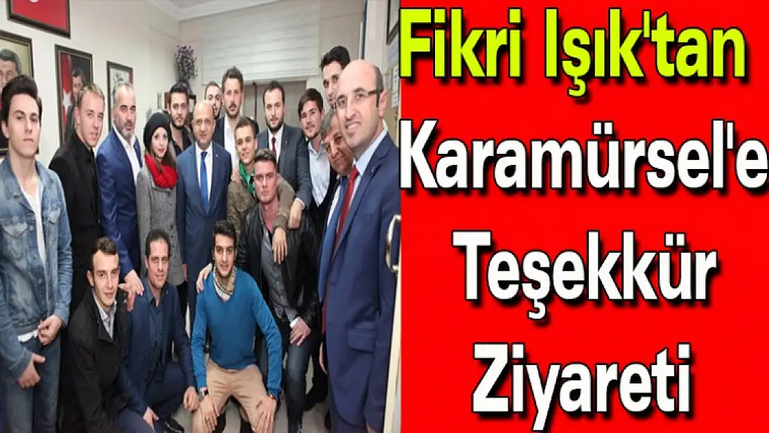 Fikri Işık'tan Karamürsel'e Teşekkür Ziyareti