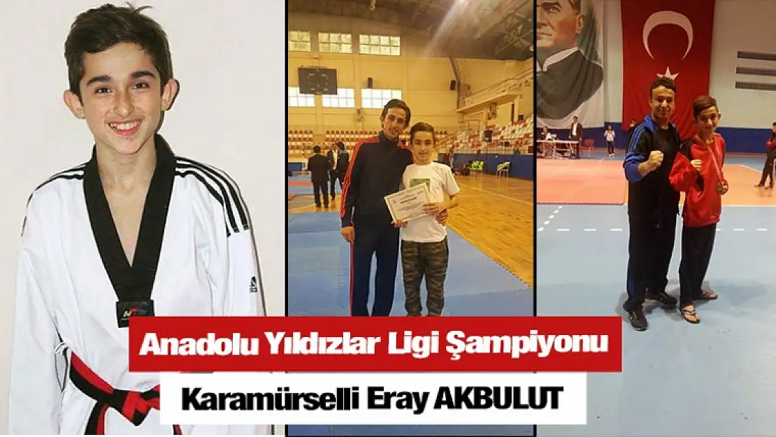 Anadolu Yıldızlar Ligi Şampiyonu Eray AKBULUT