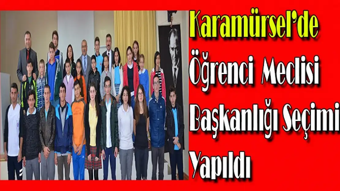 Karamürsel'de Öğrenci Meclisi Başkanlığı Seçimi Yapıldı