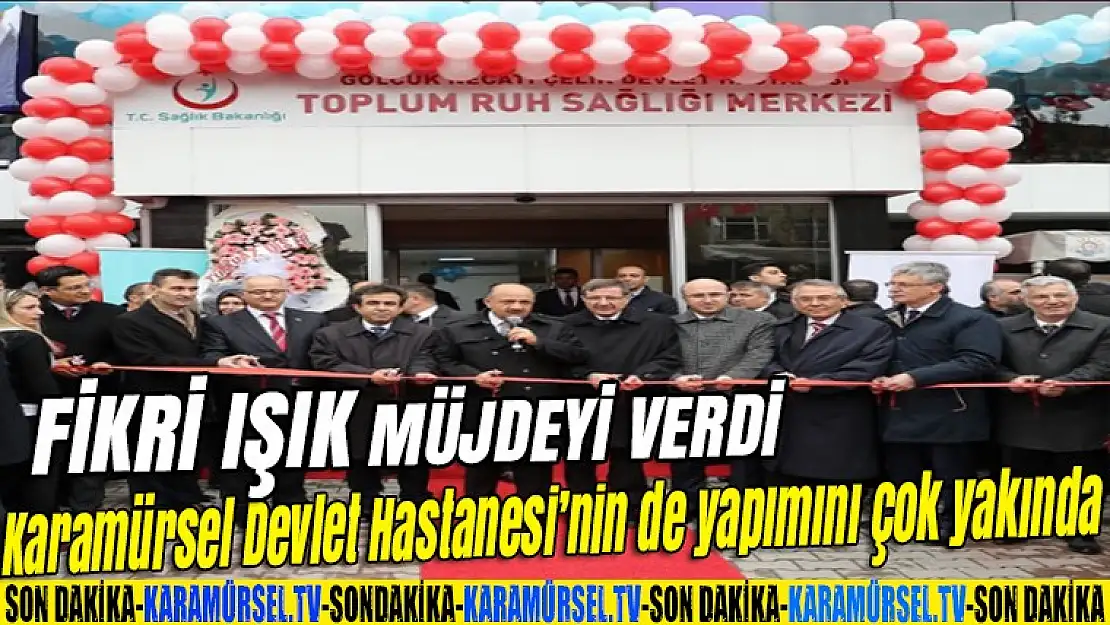 Fikri Işık'tan Karamürsel Müjdesi