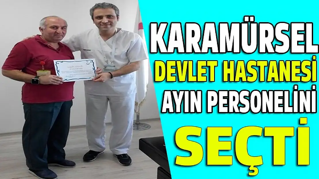 Metin Çelik ayın personeli oldu