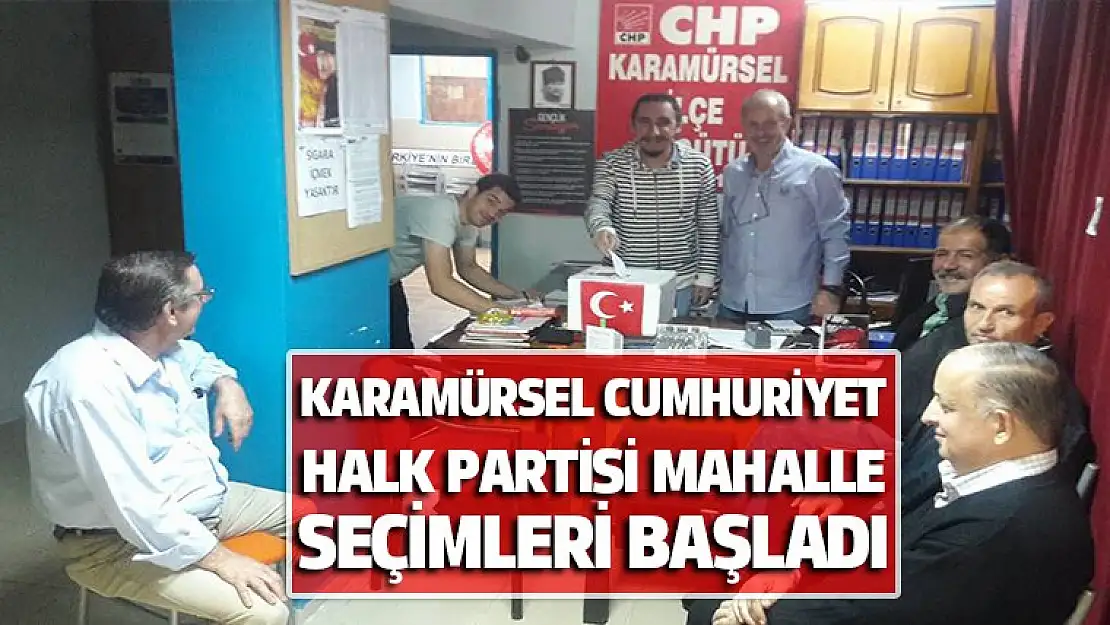 Karamürsel CHP Mahalle seçimleri coşku ile başladı