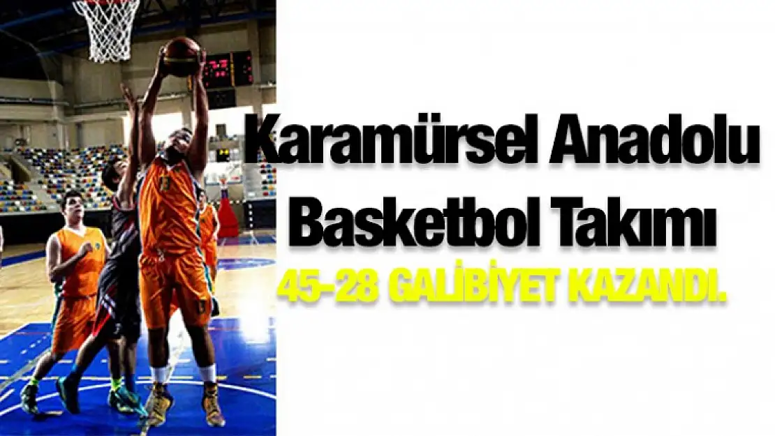 Liseli Basketbolcular Karamürselin Gururu