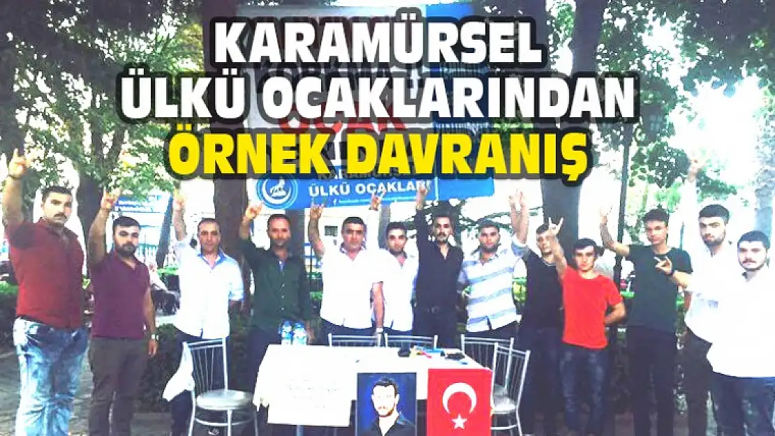 Karamürsel Ülkü Ocaklarından Örnek Davranış