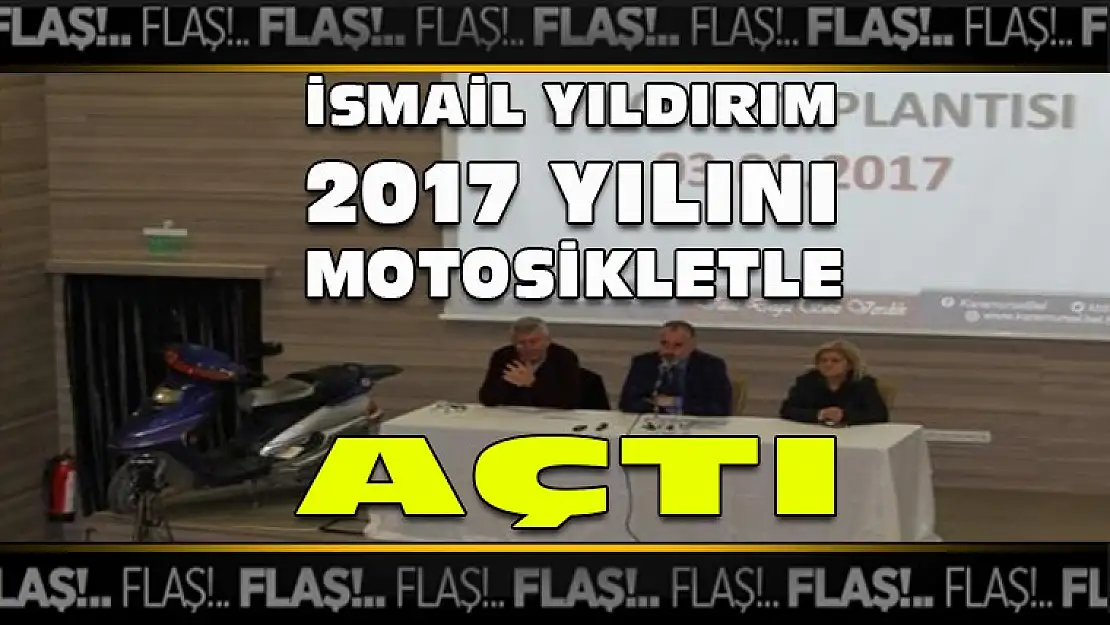 İsmail Yıldırım 2017 Yılını Motosikletle Açtı