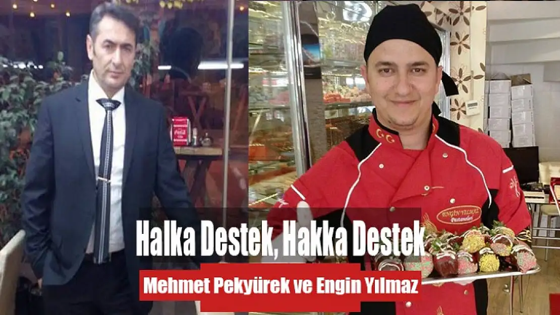 Mehmet Pekyürek ve Engin Yılmaz Kolları sıvadı