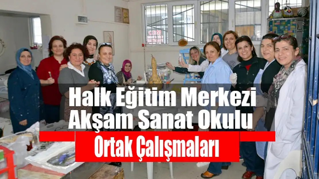 Karamürsel Halk Eğitim'deki  Öğretmenlerden Ortak Çalışma