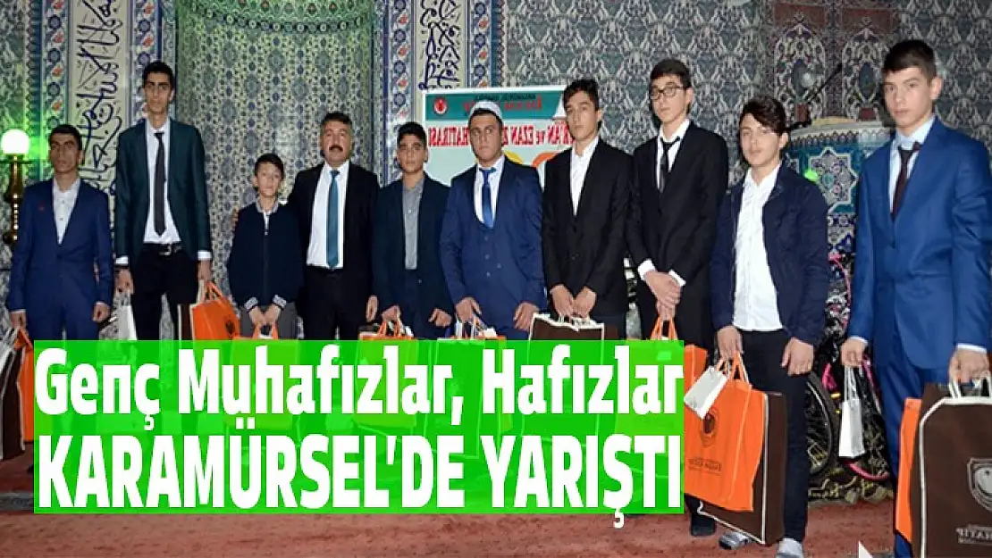 Karamürsel'de genç hafızlar yarıştı