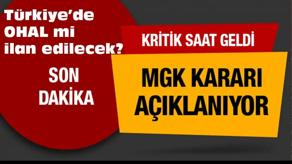 Türkiye'de OHAL mi ilan edilecek?