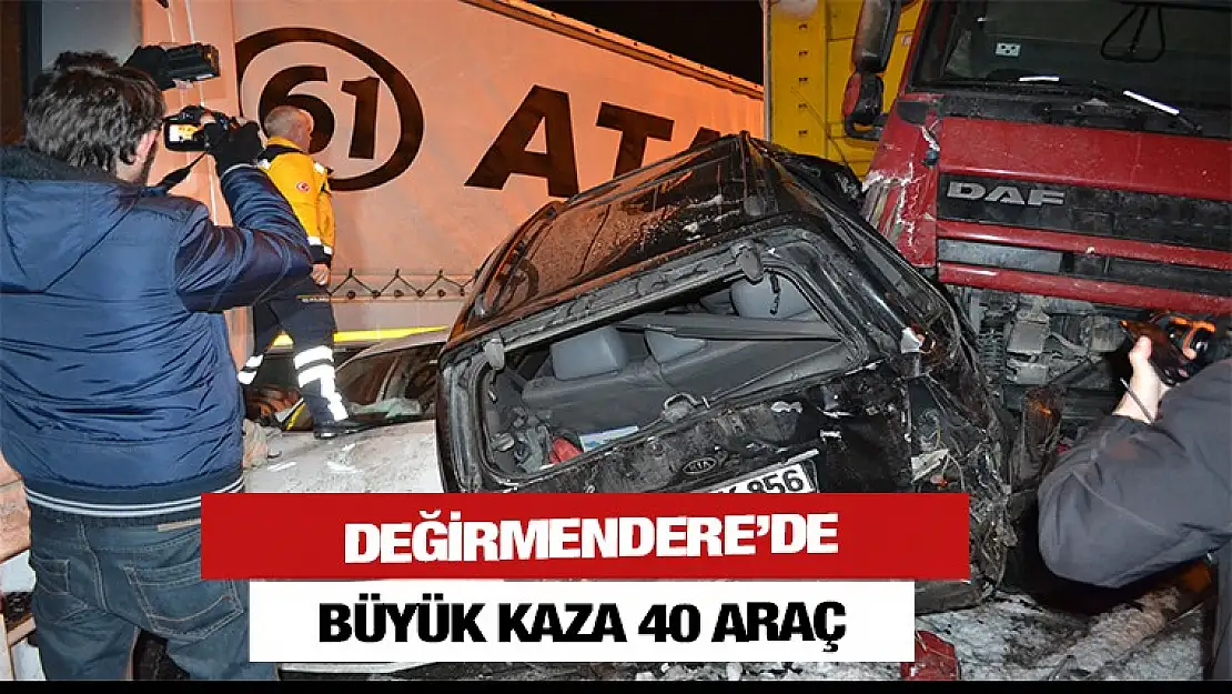 Değirmendere'de Büyük Kaza