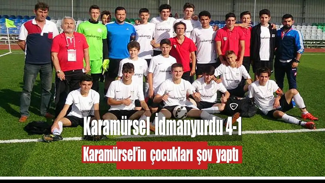 İdmanyur U-16 şov yaptı