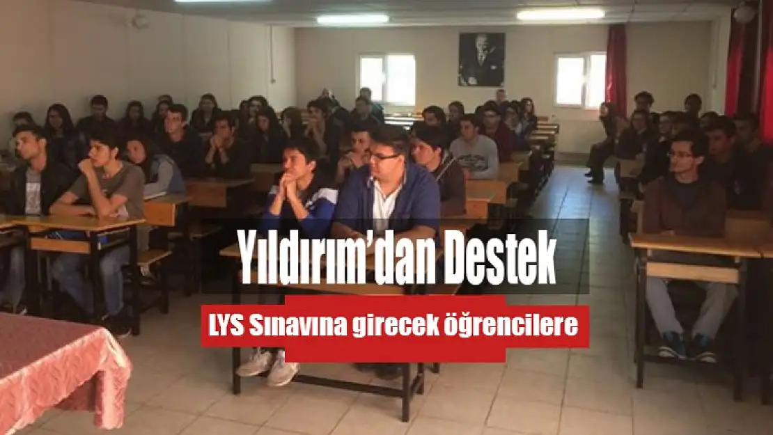 Başkan Yıldırım'dan Öğrencilere Destek