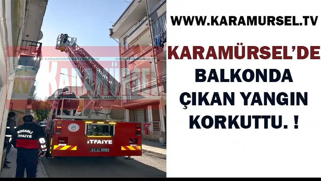 Balkonda Çıkan Yangın KORKUTTU