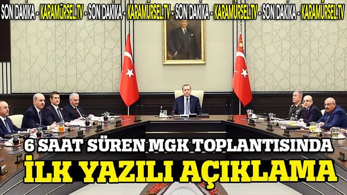 Yılın son MGK toplantısı sona erdi