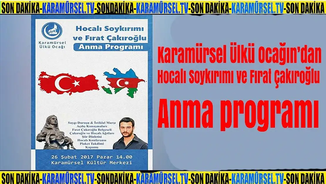 Karamürsel'de anma programı