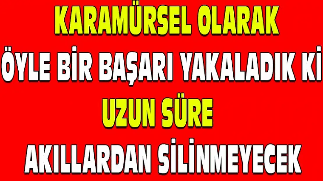 Karamürsel'de Büyük Başarı