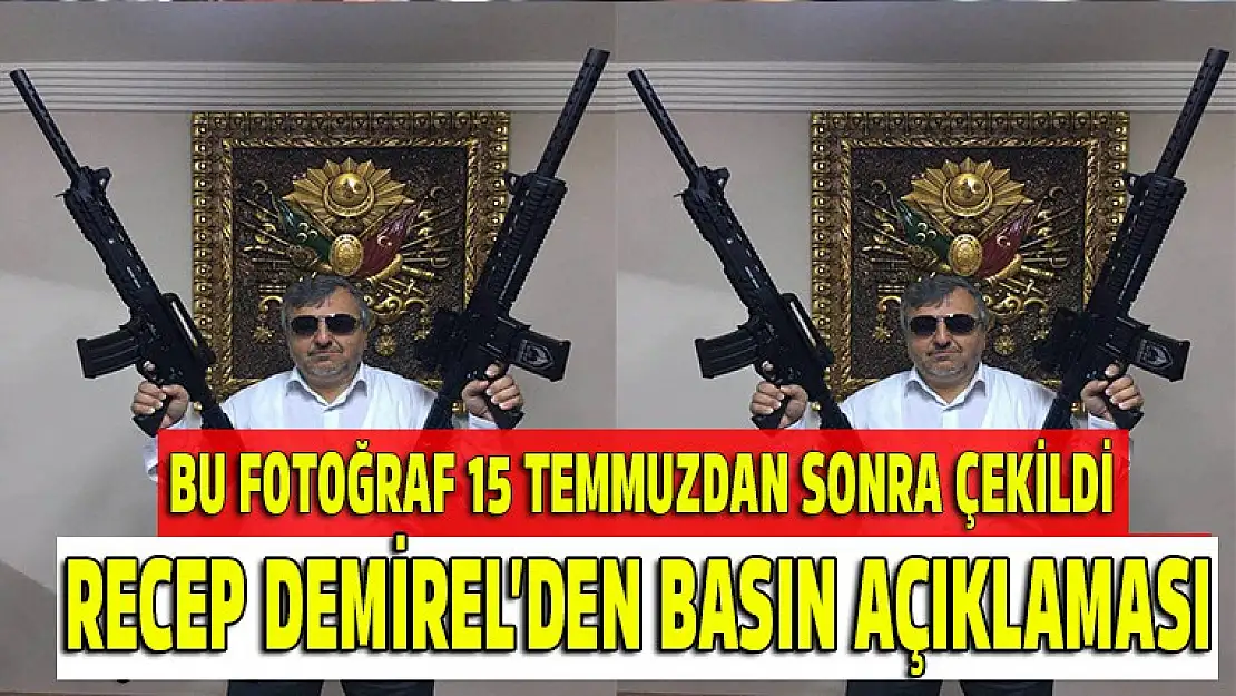 Recep Demirel'den basın açıklaması!