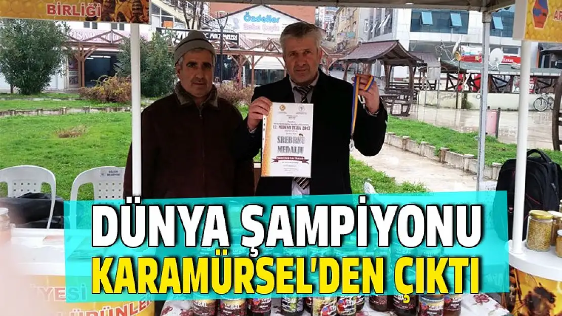 Dünya şampiyonu Karamürsel'den çıktı