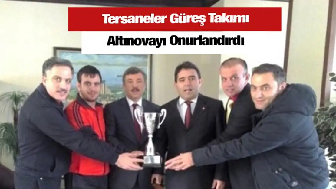 Tersaneler Güreş Takımı Altınovayı Onurlandırdı