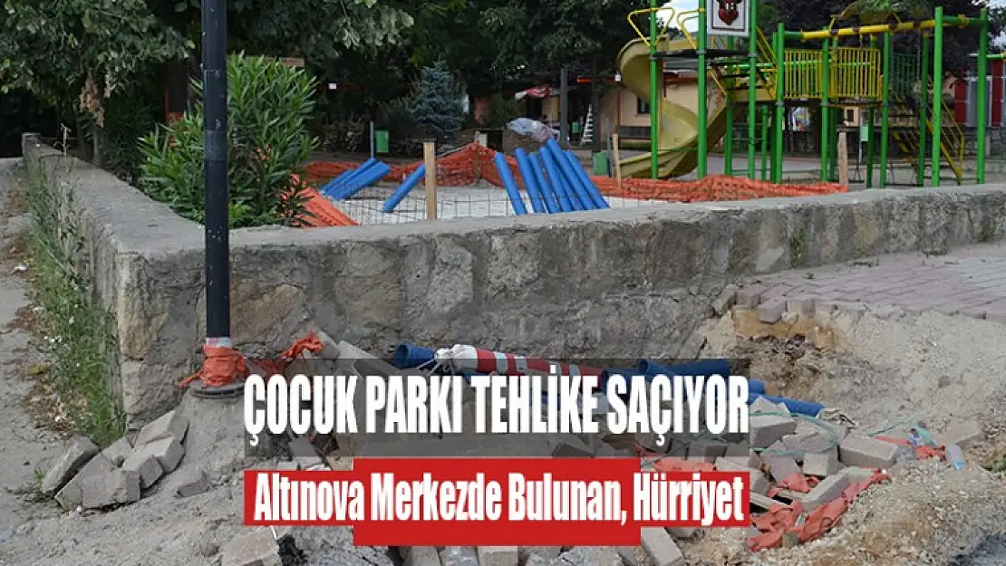 Çocuk Parkı,Tehlike Saçıyor