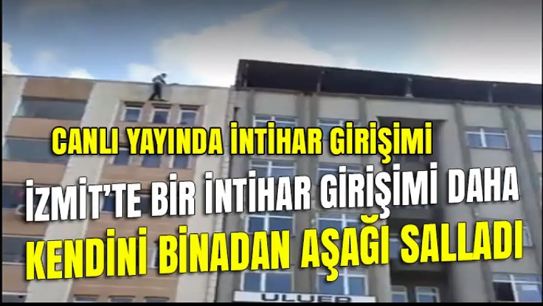 Perşembe pazarında Canlı yayında intihar girişimi