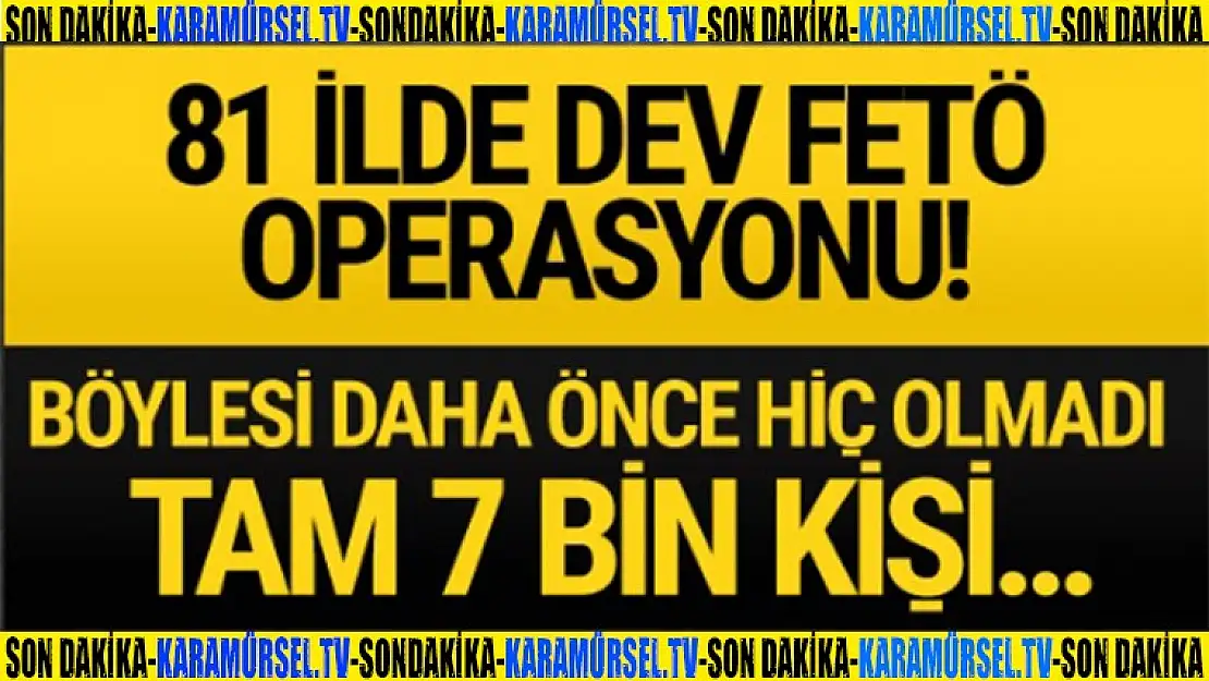 Kocaeli'de büyük fetö/pyd operasyonu