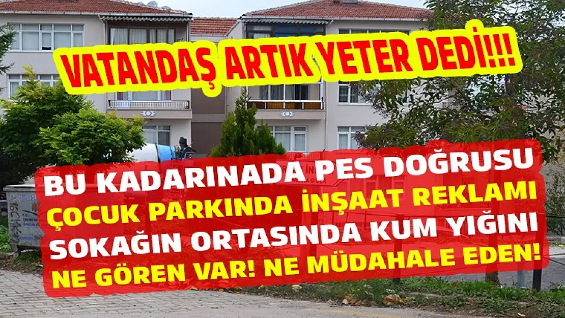 İnşaatlar yüzünden vatandaş sokakta yürüyemiyor