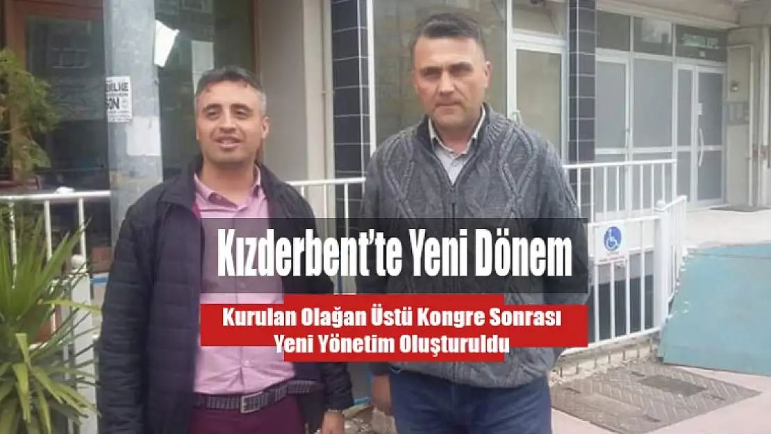 Kızderbent Spor'da Yeni Başkanlık Seçimi