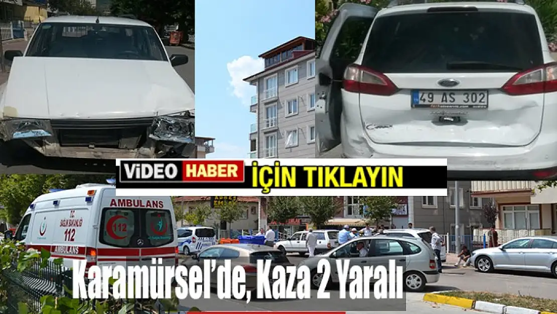 Karamürsel'de Trafik Kazası 2 Yaralı