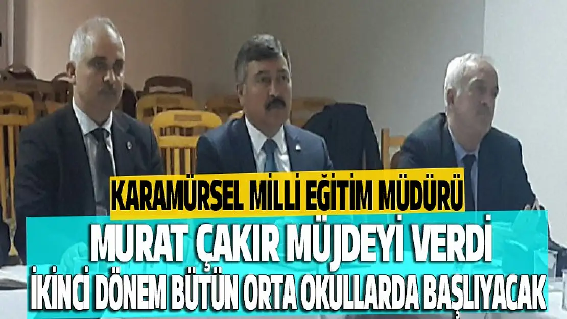 Murat Çakır müjdeyi verdi, ikinci dönem başlıyor