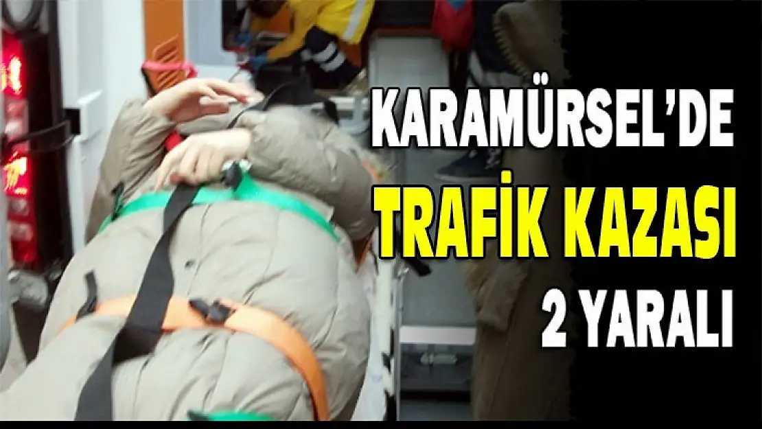 Karamürsel'de trafik kazası 2 kişi yaralandı