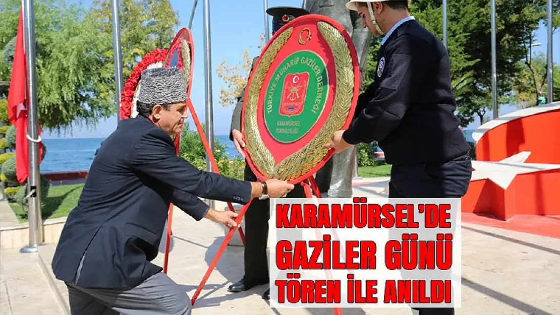 Karamürsel'de gaziler günü tören ile anıldı