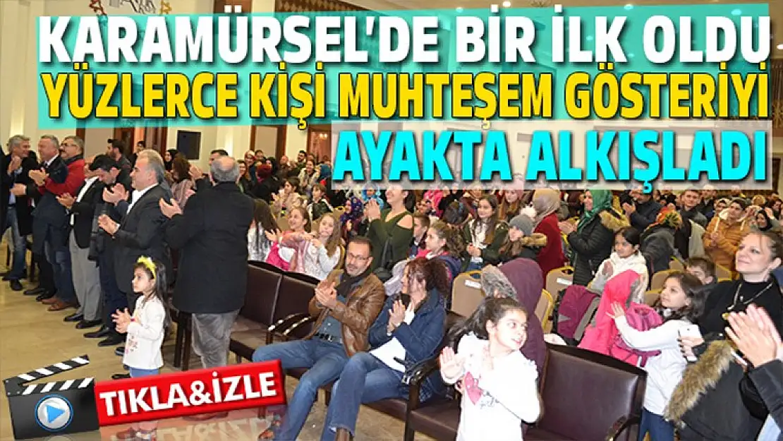 Karamürsel'de muhteşem tiyatro gösterisi